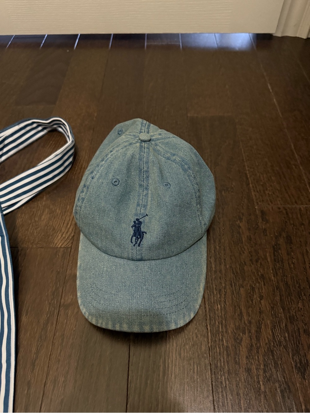 Polo by Ralph Lauren Kids Light Blue Denim Baseball Hat
